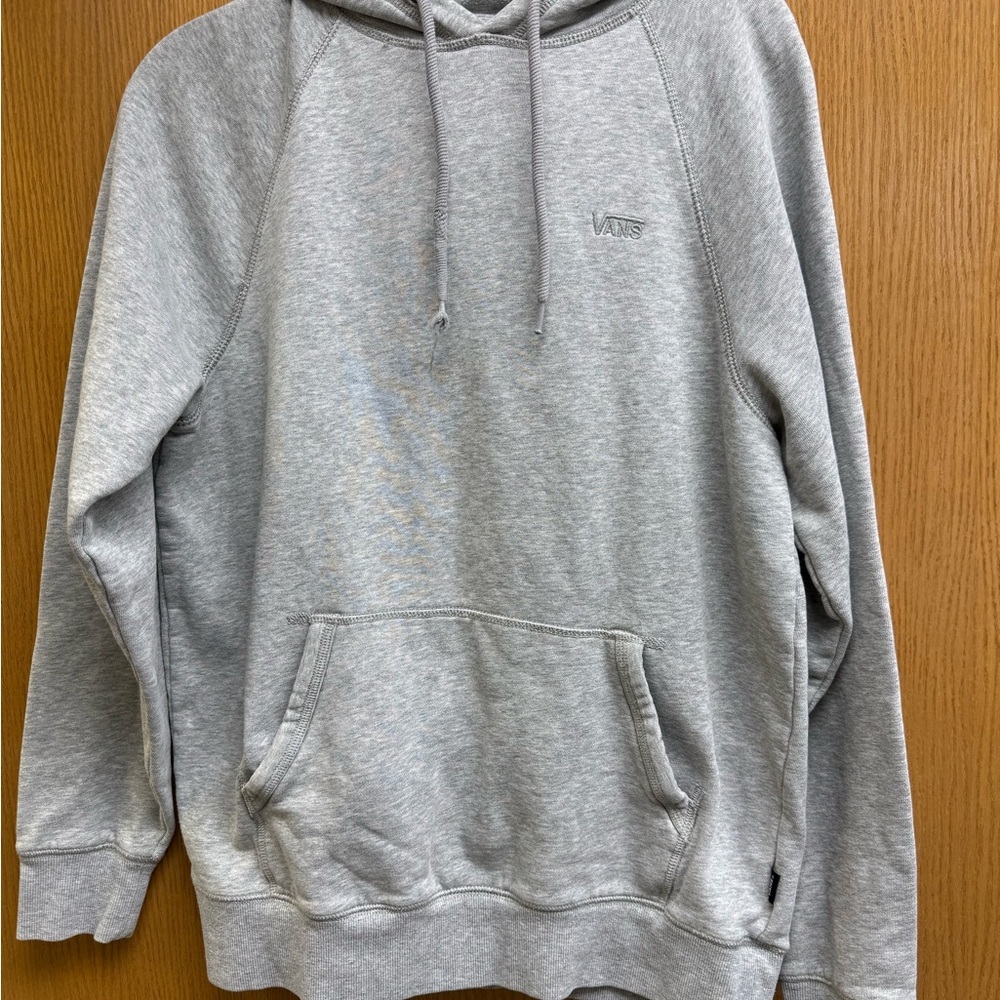 Vans Women’s Gray Pullover Hoodie Sweatshirt